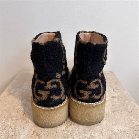 gucci sherpa boots